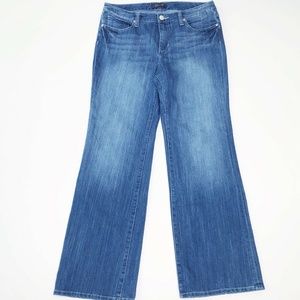 Seven7 Jeans Bootcut Medium Wash Blue High (Q56)